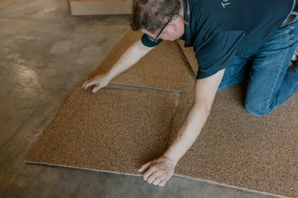 Professional carpet installation