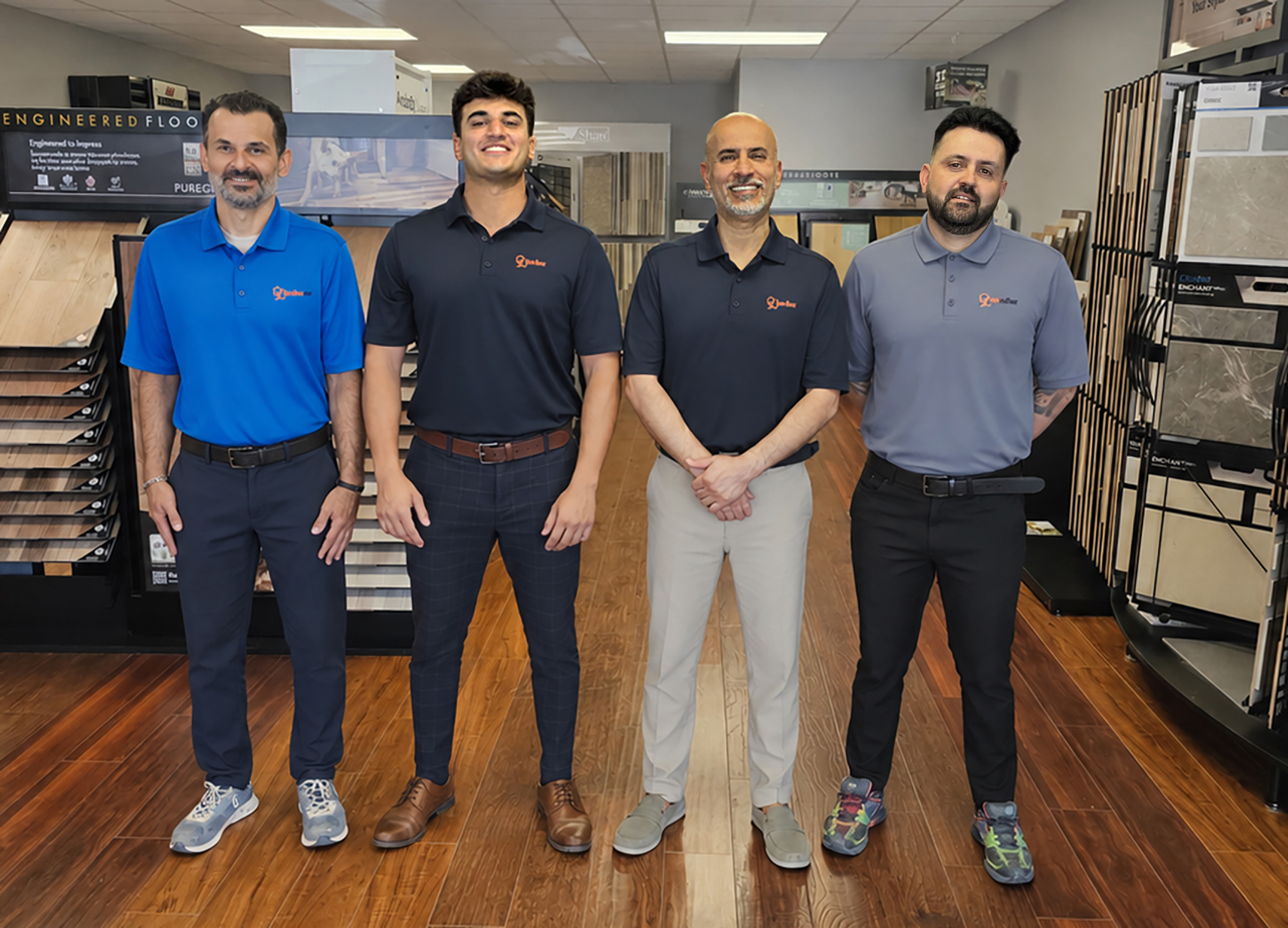 Friendly flooring experts in our showroom