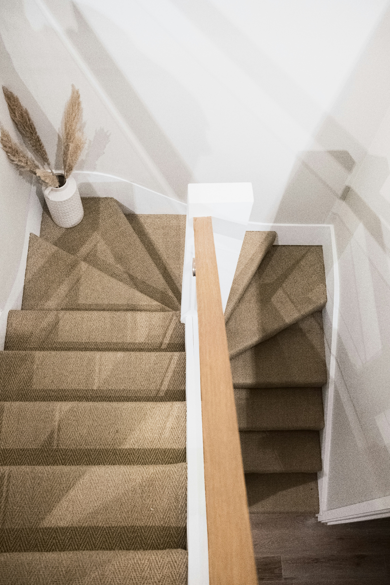 Stair carpet installation in the Charlotte Metro Area